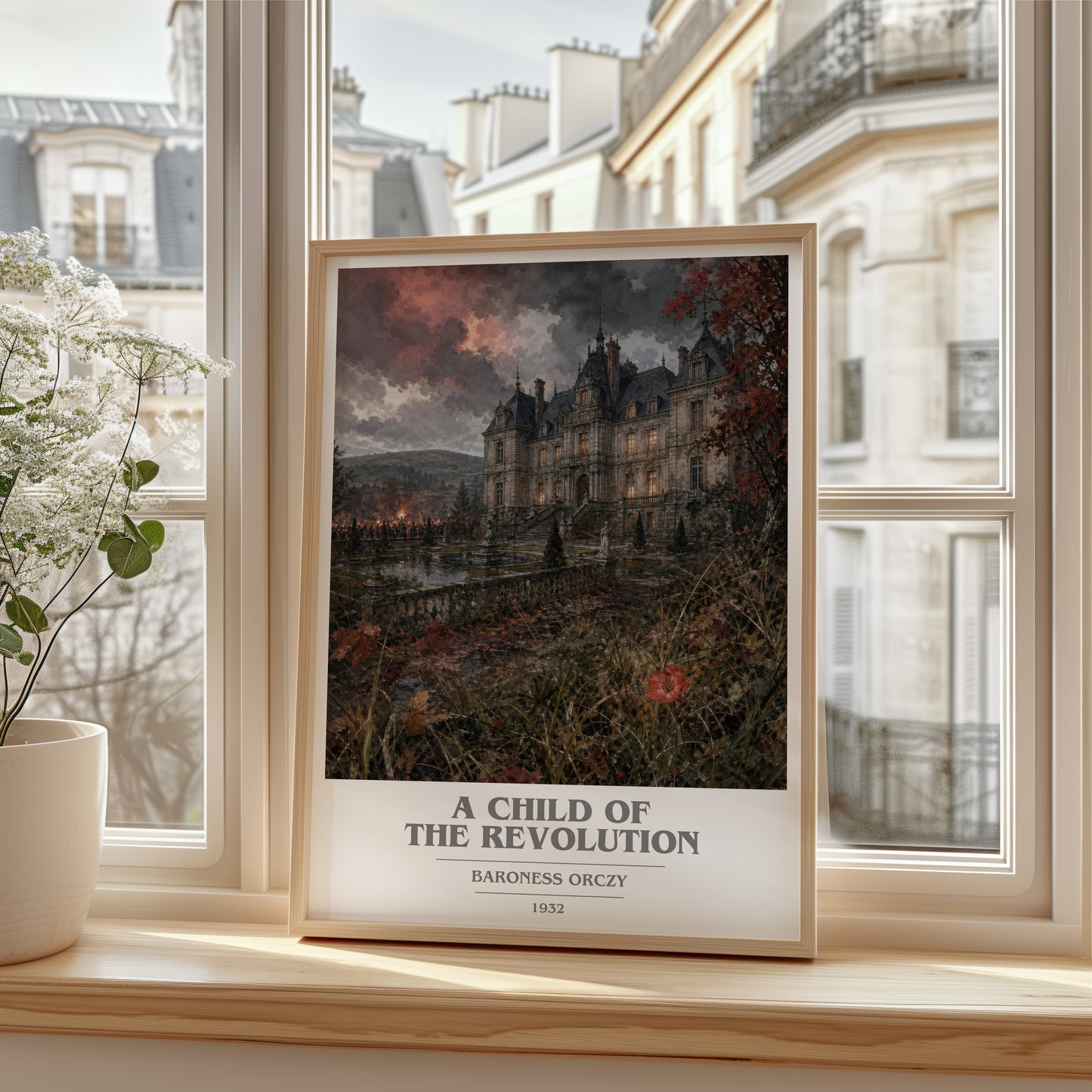 A Child Of The Revolution book cover poster colour and style options – Baroness Orczy book art
