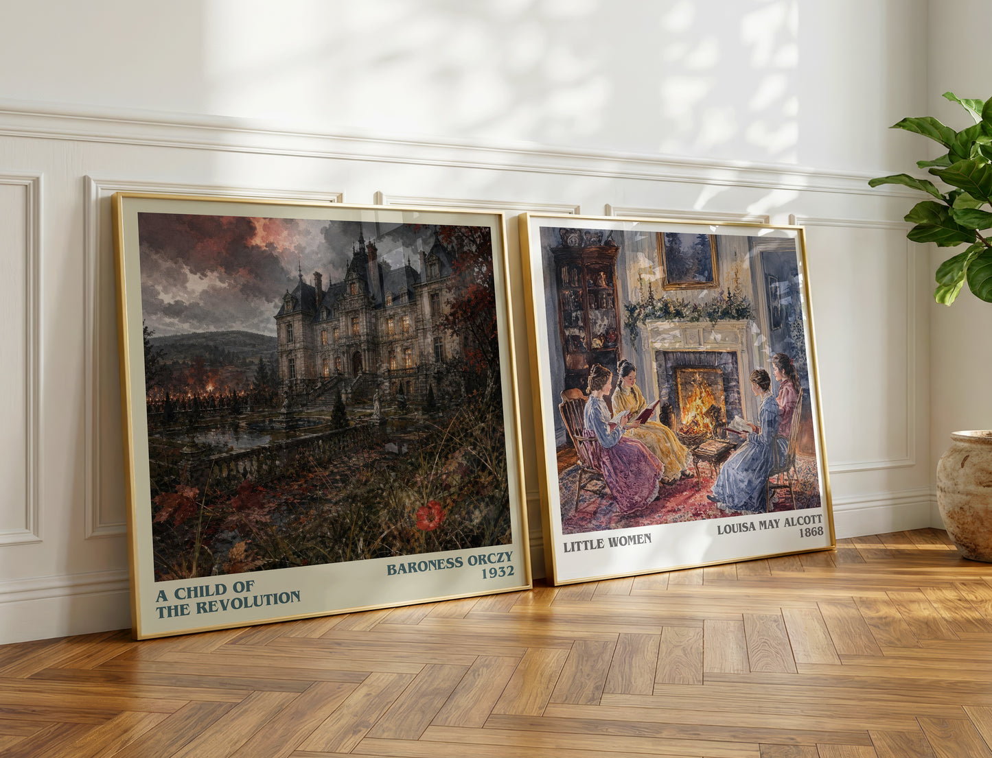 A Child Of The Revolution literary print on bookshelf – Baroness Orczy fan gift