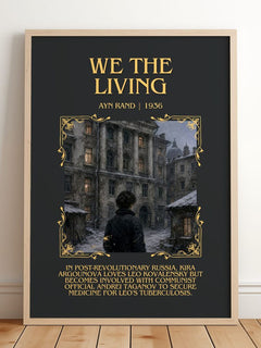 We the living Minimalist Book Poster by Ayn Rand – image 2