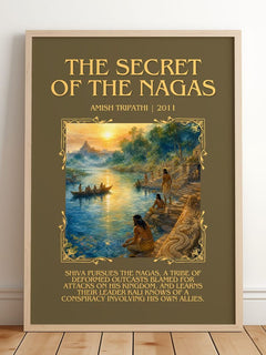 The Secret of the Nagas Minimalist Book Poster by Amish Tripathi – image 2