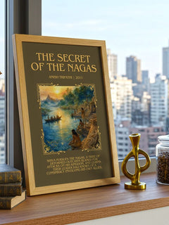 The Secret of the Nagas Minimalist Book Poster by Amish Tripathi – image 3