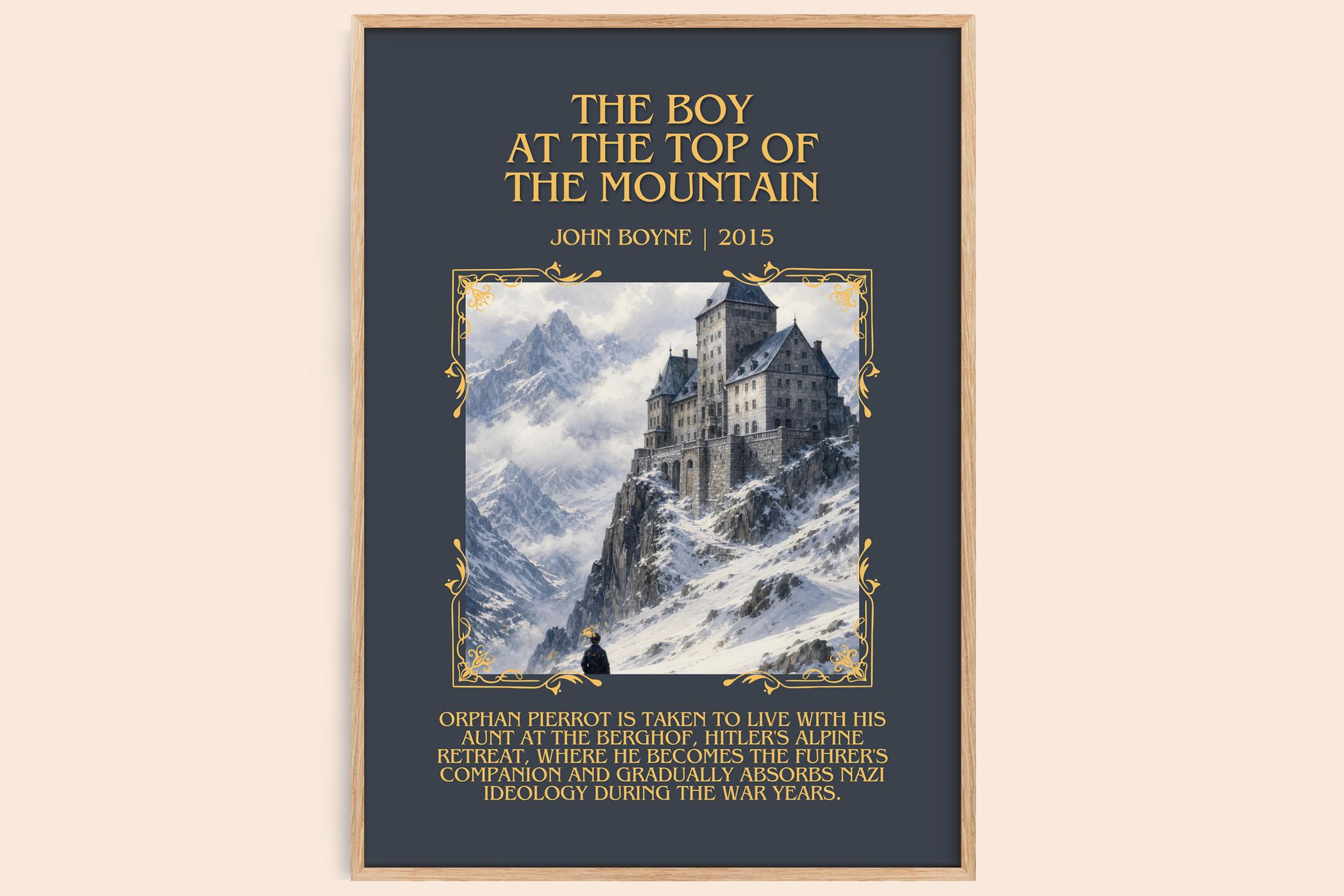 Boy at the Top of the Mountain Minimalist Book Poster by John Boyne