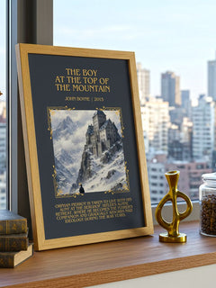 Boy at the Top of the Mountain Minimalist Book Poster by John Boyne – image 3