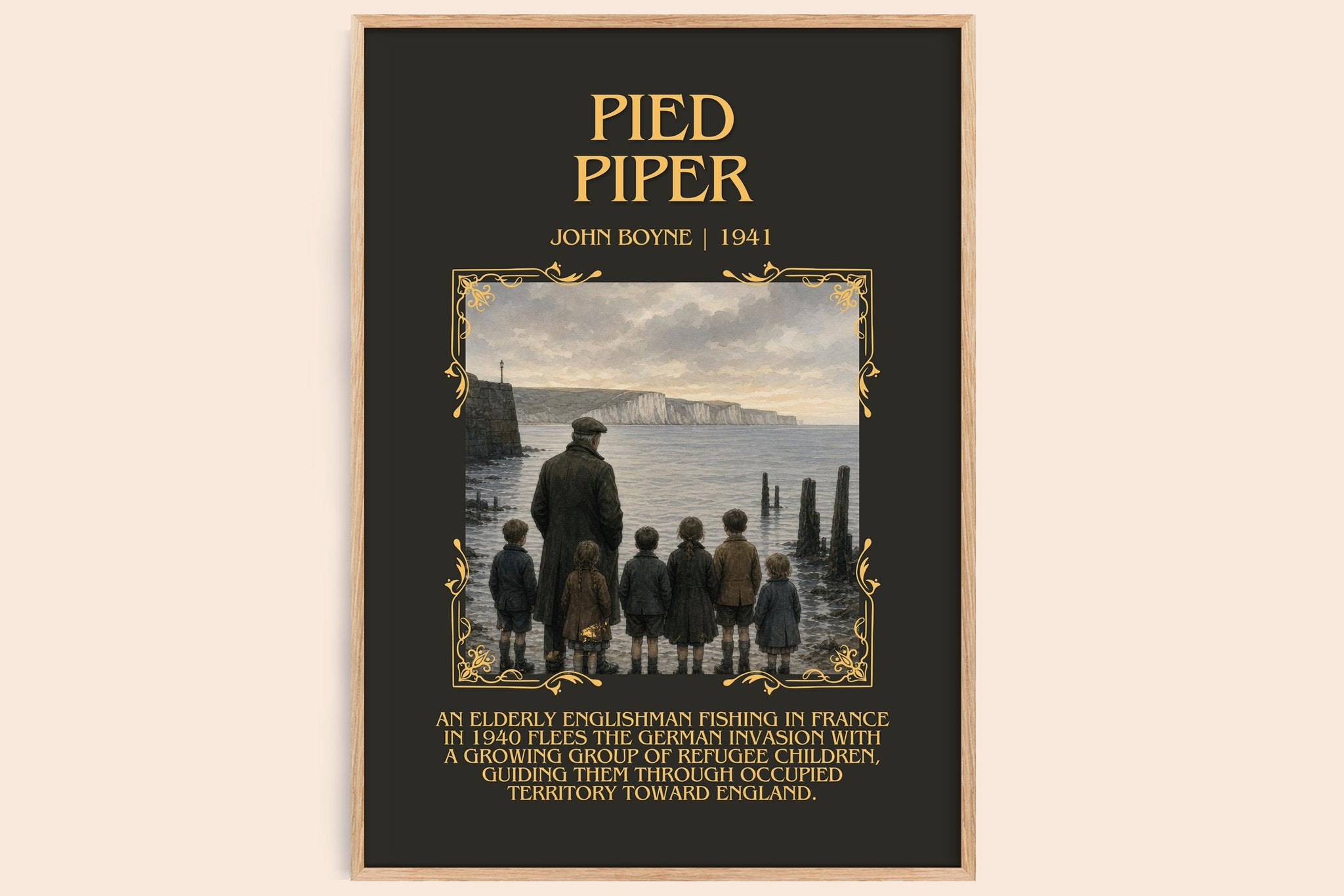 Pied Piper Minimalist Book Poster by John Boyne