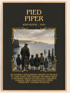 Pied Piper Minimalist Book Poster by John Boyne – image 1