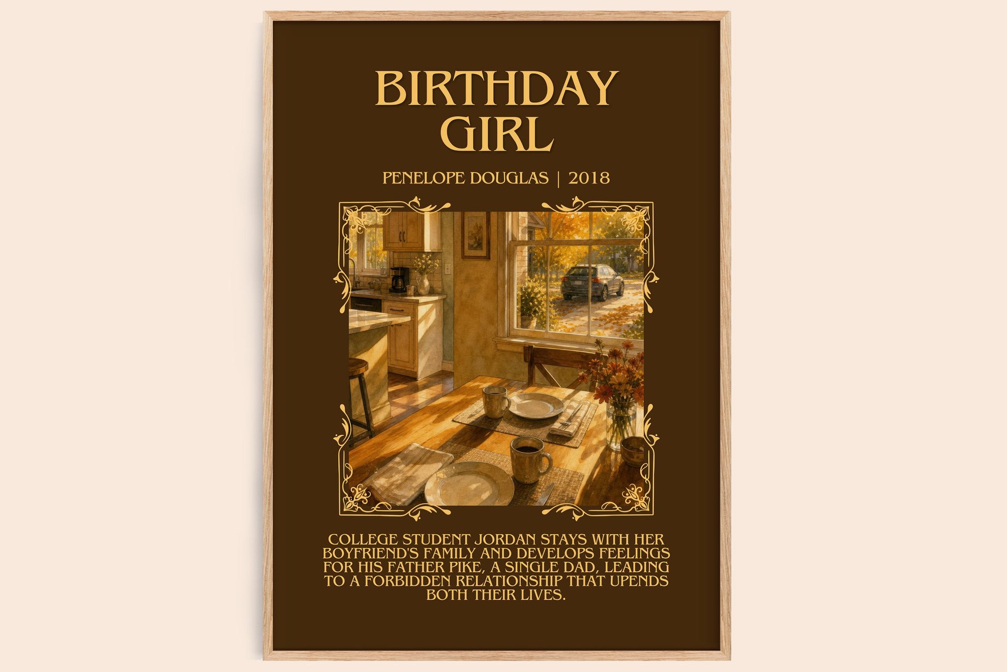Birthday Girl Minimalist Book Poster by Penelope Douglas