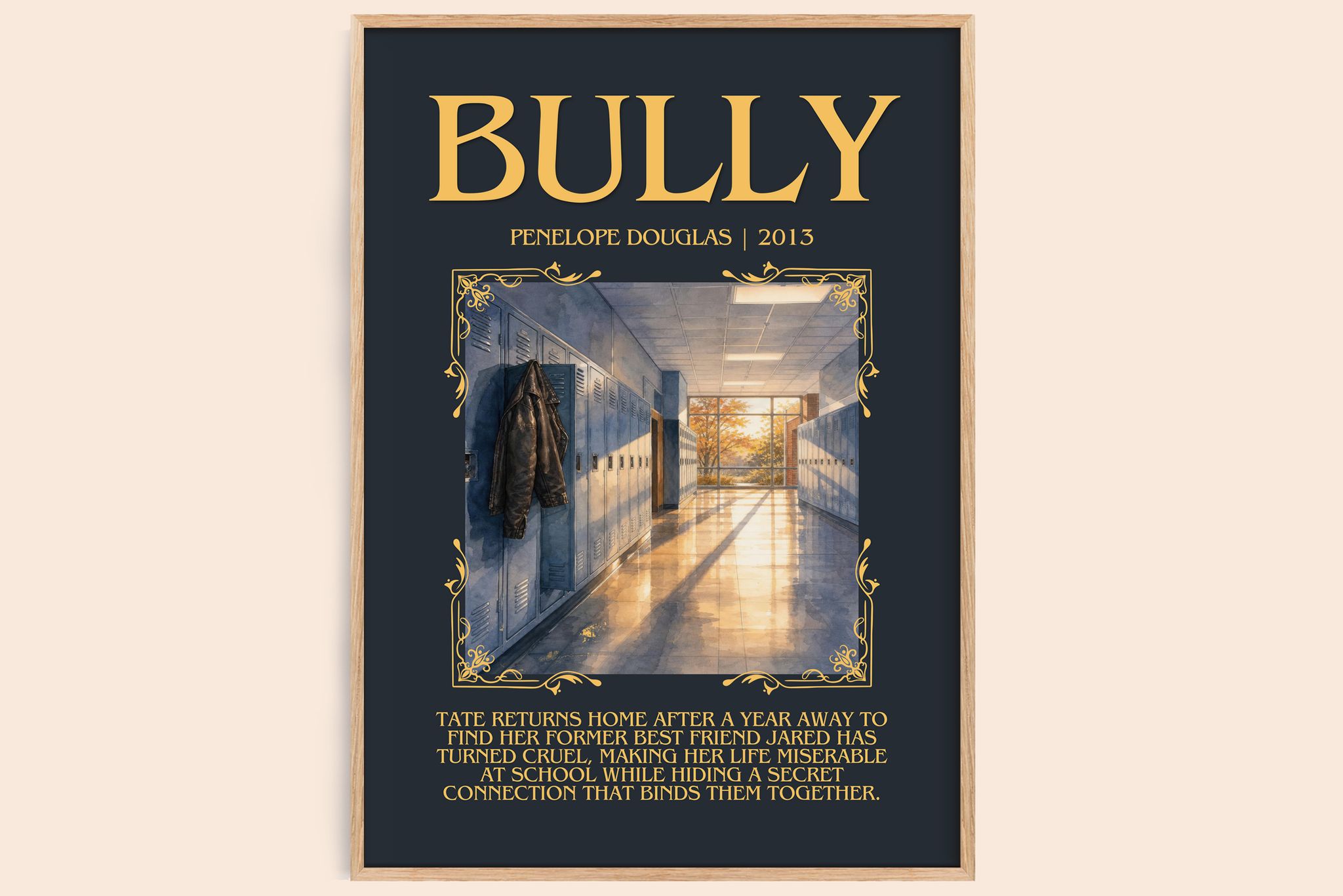 Bully Minimalist Book Poster by Penelope Douglas