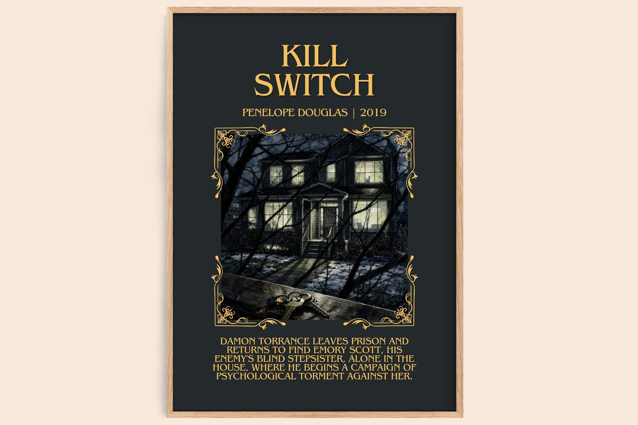 Kill Switch Minimalist Book Poster by Penelope Douglas