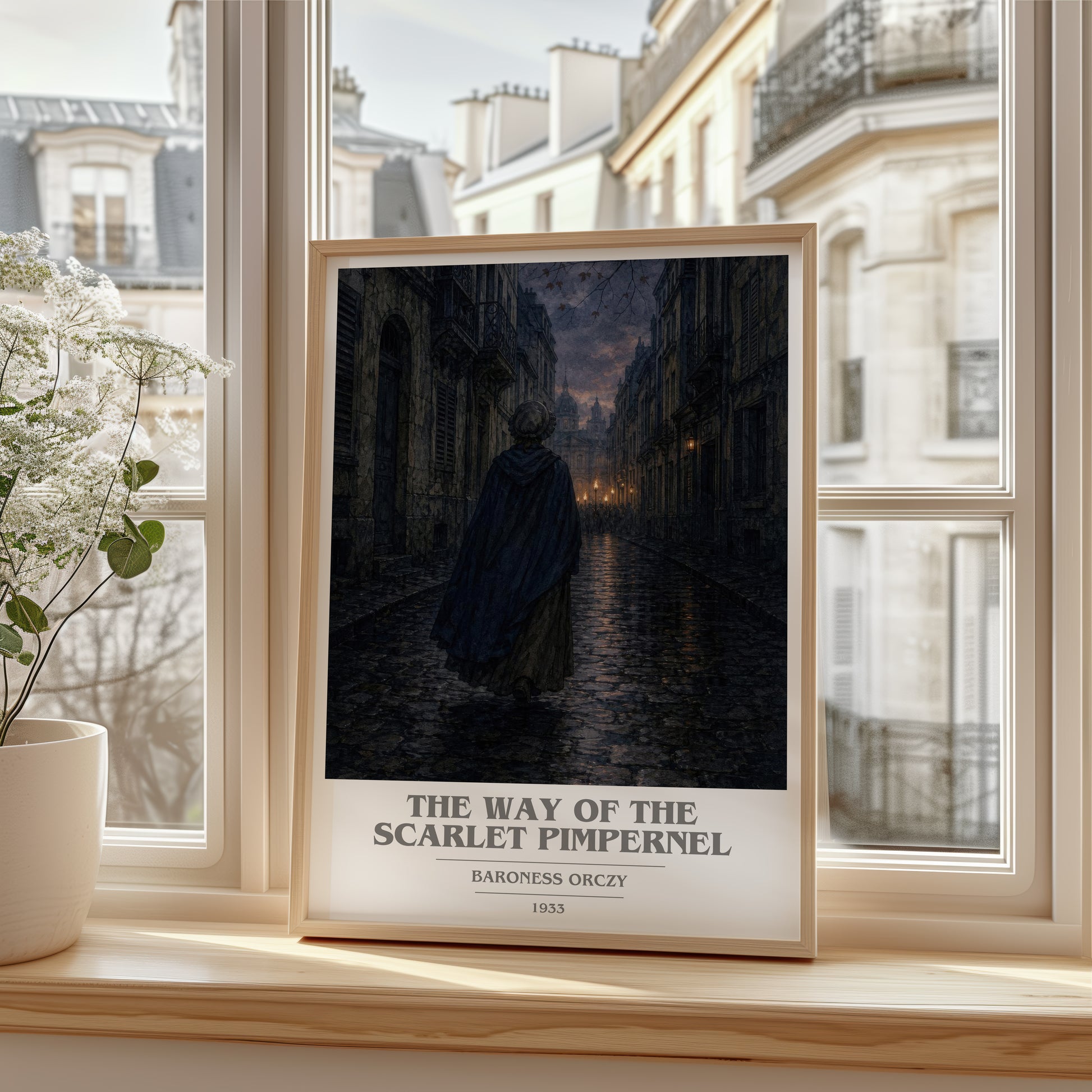 The Way Of The Scarlet Pimpernel book cover poster colour and style options – Baroness Orczy book art