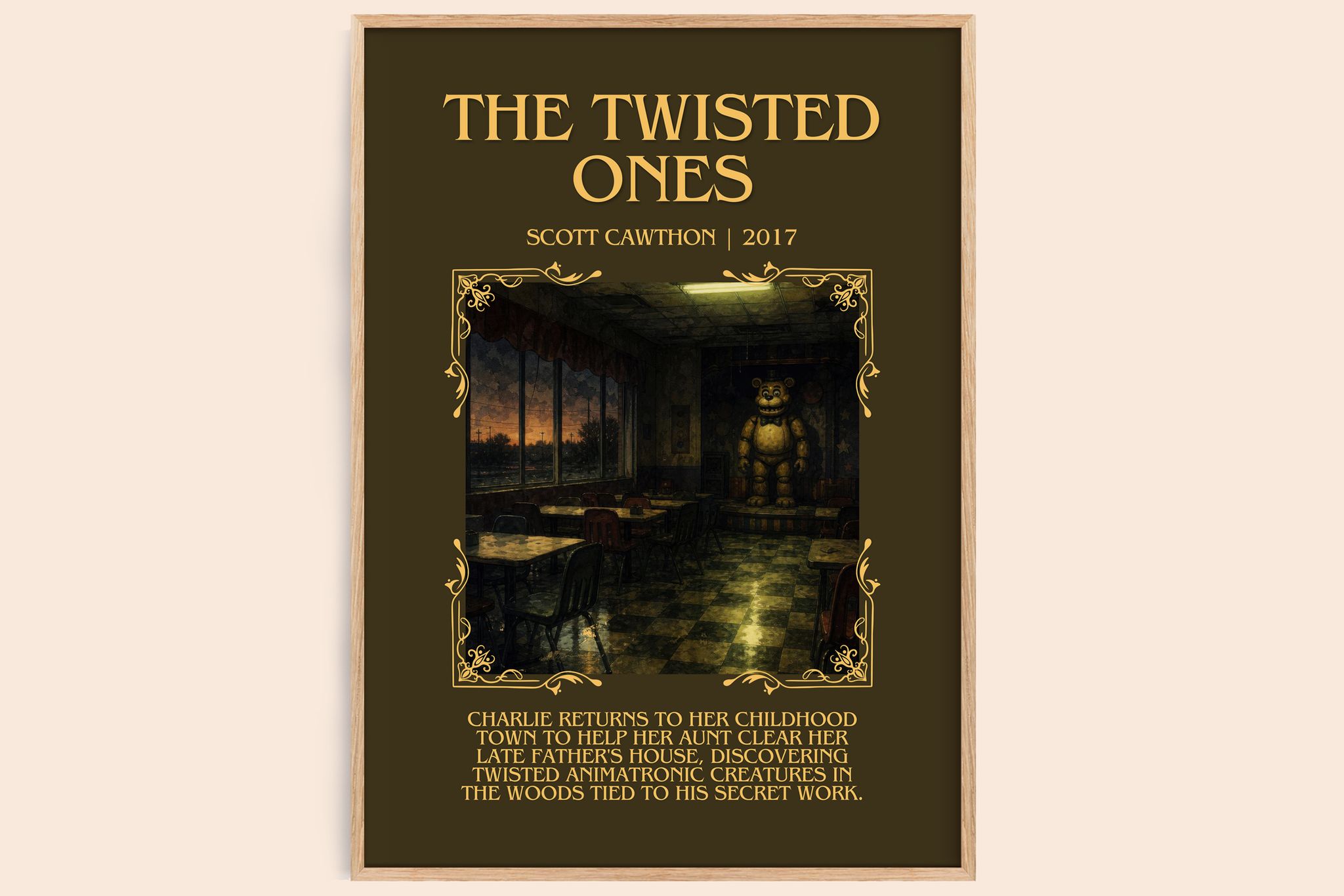The Twisted Ones Minimalist Book Poster by Scott Cawthon