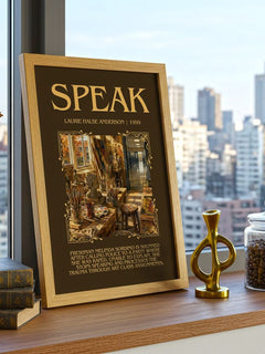 Speak Minimalist Book Poster by Laurie Halse Anderson – image 3