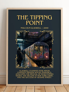 The Tipping Point Minimalist Book Poster by Malcolm Gladwell – image 2