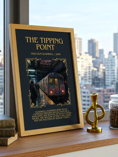 The Tipping Point Minimalist Book Poster by Malcolm Gladwell – image 3