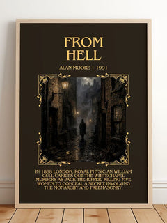 From hell Minimalist Book Poster by Alan Moore – image 2