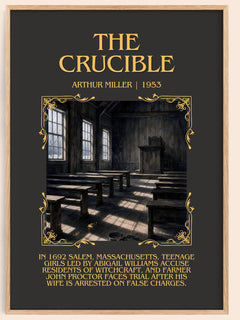 The Crucible Minimalist Book Poster by Arthur Miller – image 1
