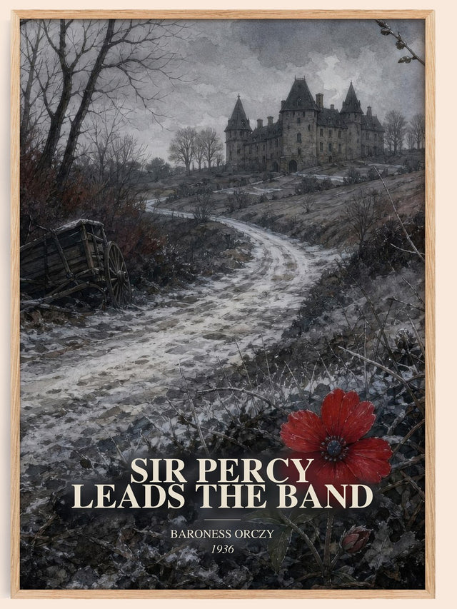 Sir Percy Leads The Band Book Watercolour Illustration by B. Orczy