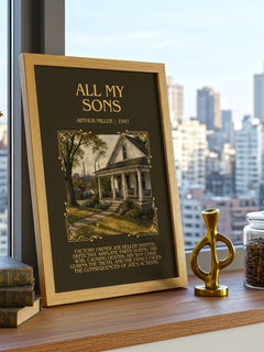 All My Sons Minimalist Book Poster by Arthur Miller – image 3