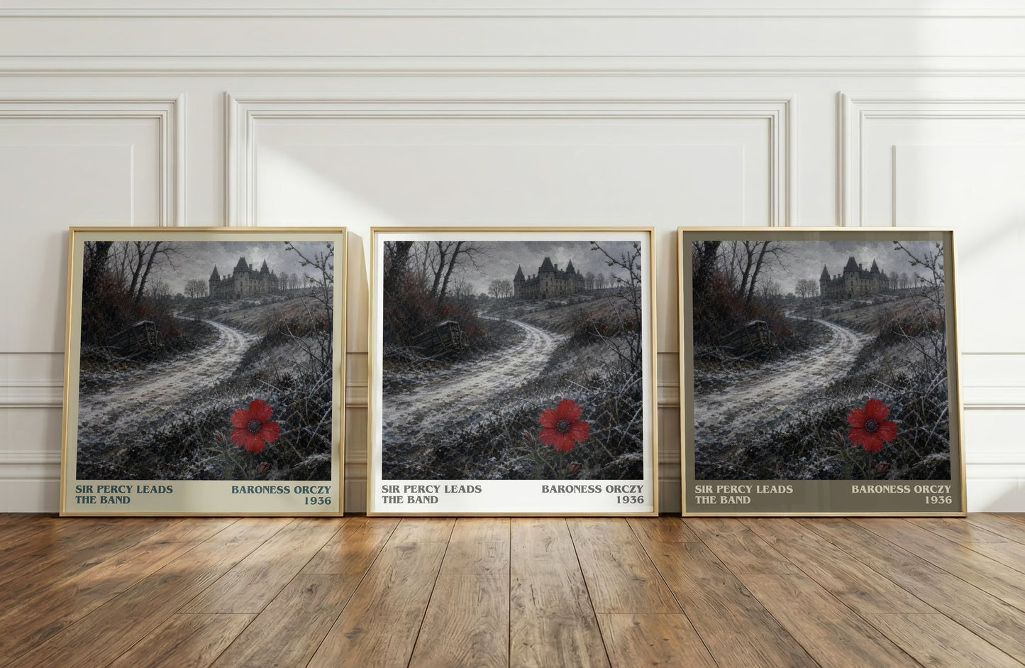 Sir Percy Leads The Band literary art print colour and style options – Baroness Orczy book art