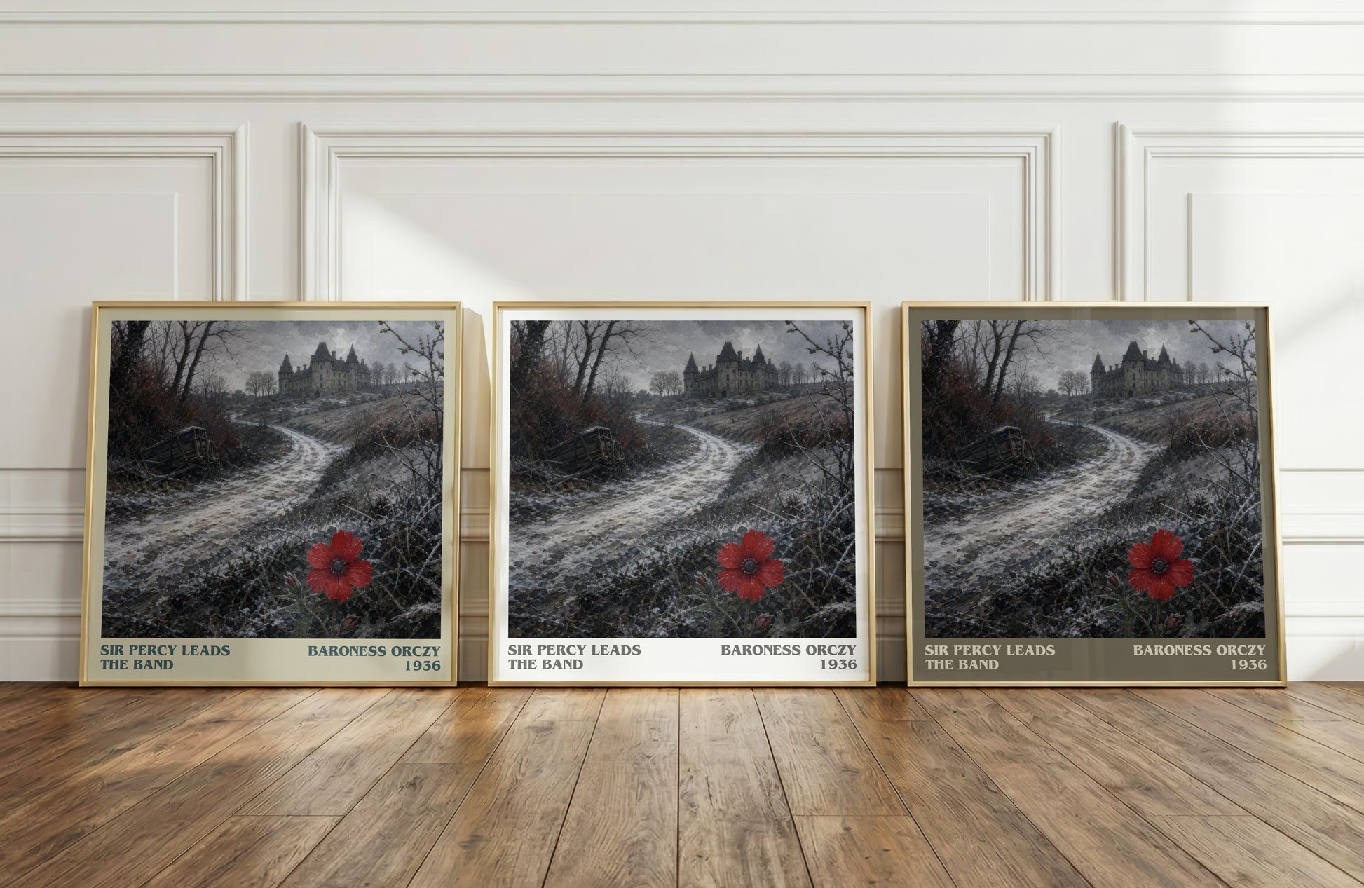 Sir Percy Leads The Band literary art print colour and style options – Baroness Orczy book art