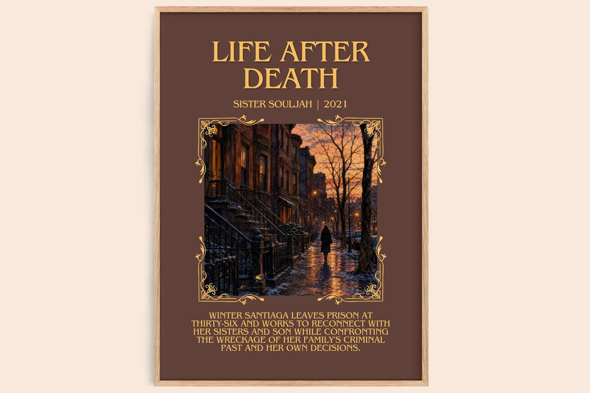 Life After Death Minimalist Book Poster by Sister Souljah