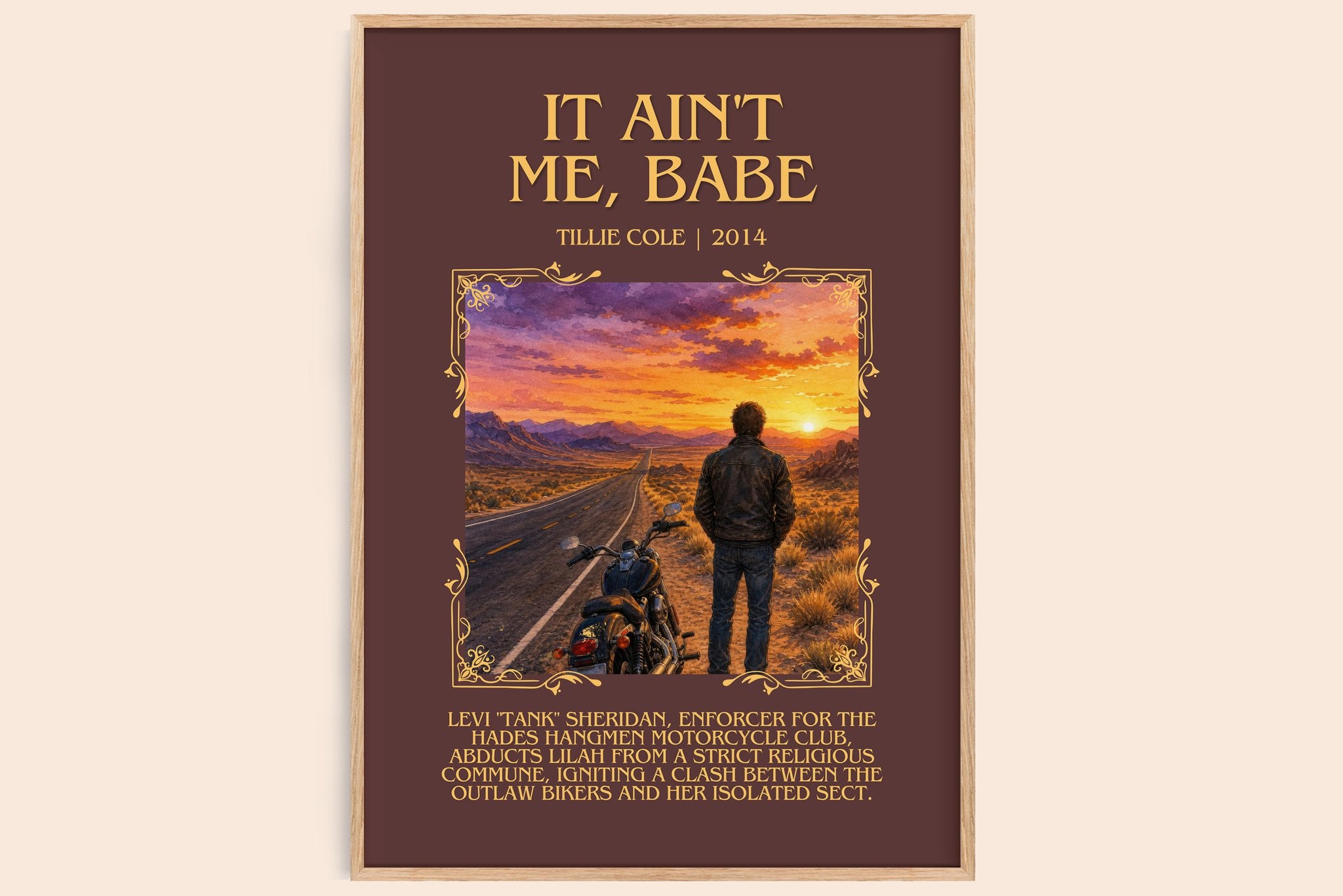 It Ain't Me, Babe Minimalist Book Poster by Tillie Cole