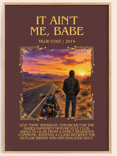 It Ain't Me, Babe Minimalist Book Poster by Tillie Cole – image 1