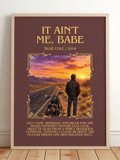 It Ain't Me, Babe Minimalist Book Poster by Tillie Cole – image 2