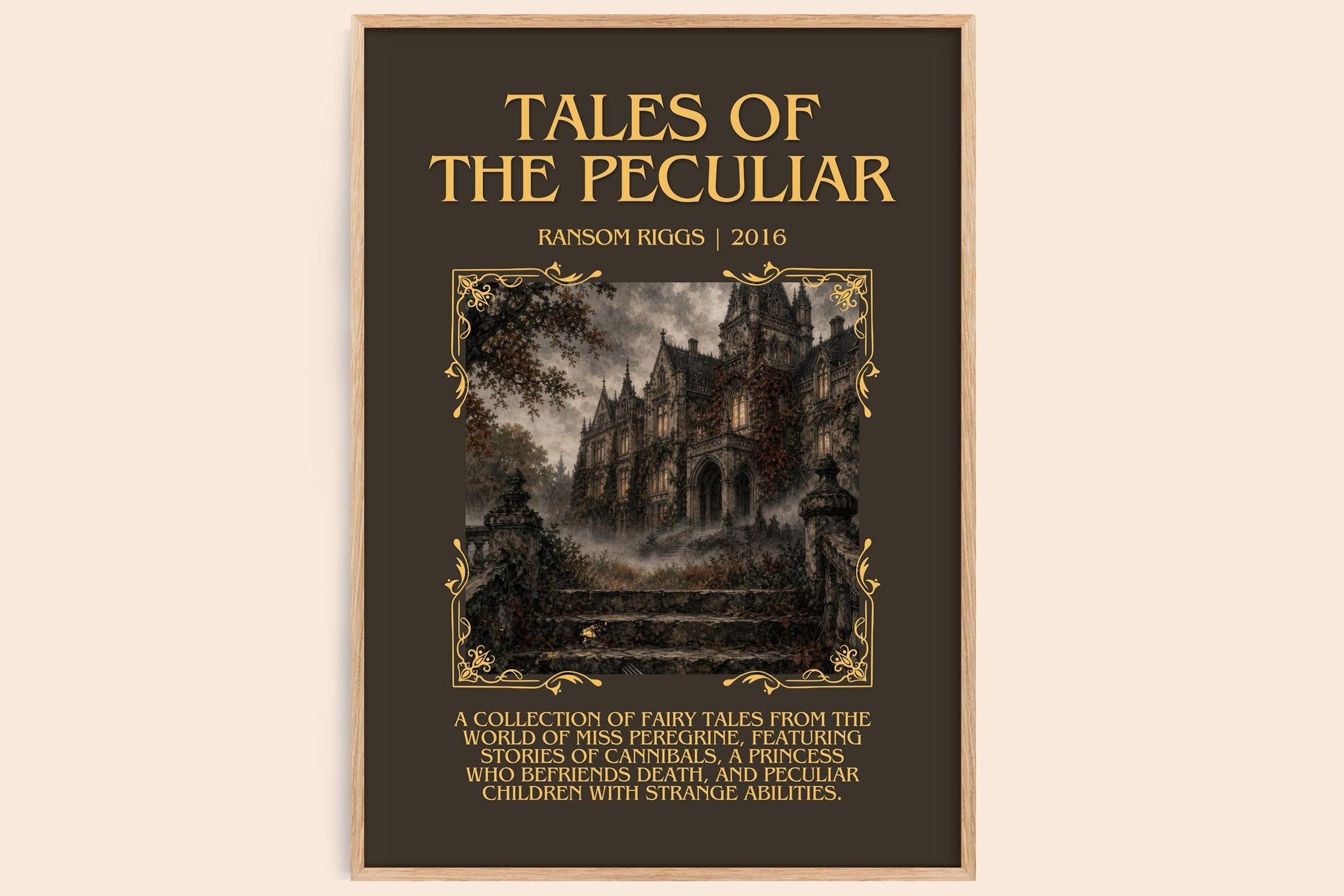 Tales of the Peculiar Minimalist Book Poster by Ransom Riggs