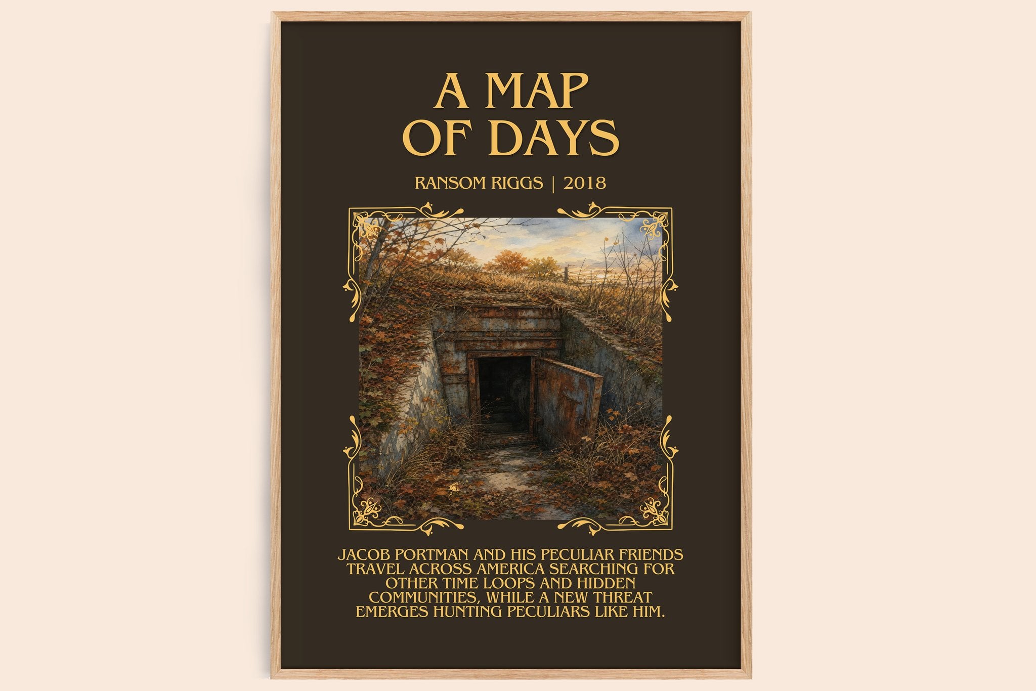 A Map of Days Minimalist Book Poster by Ransom Riggs