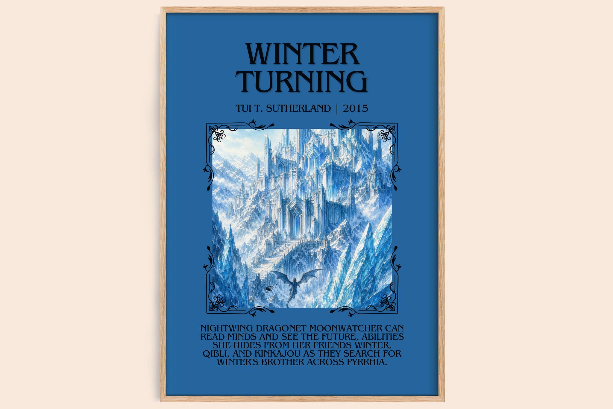 Winter Turning Minimalist Book Poster by Tui T. Sutherland