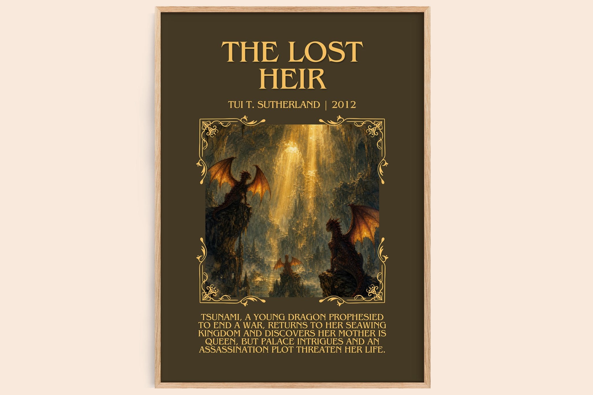 The Lost Heir Minimalist Book Poster by Tui T. Sutherland