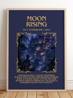 Moon Rising Minimalist Book Poster by Tui T. Sutherland – image 2