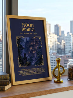 Moon Rising Minimalist Book Poster by Tui T. Sutherland – image 3
