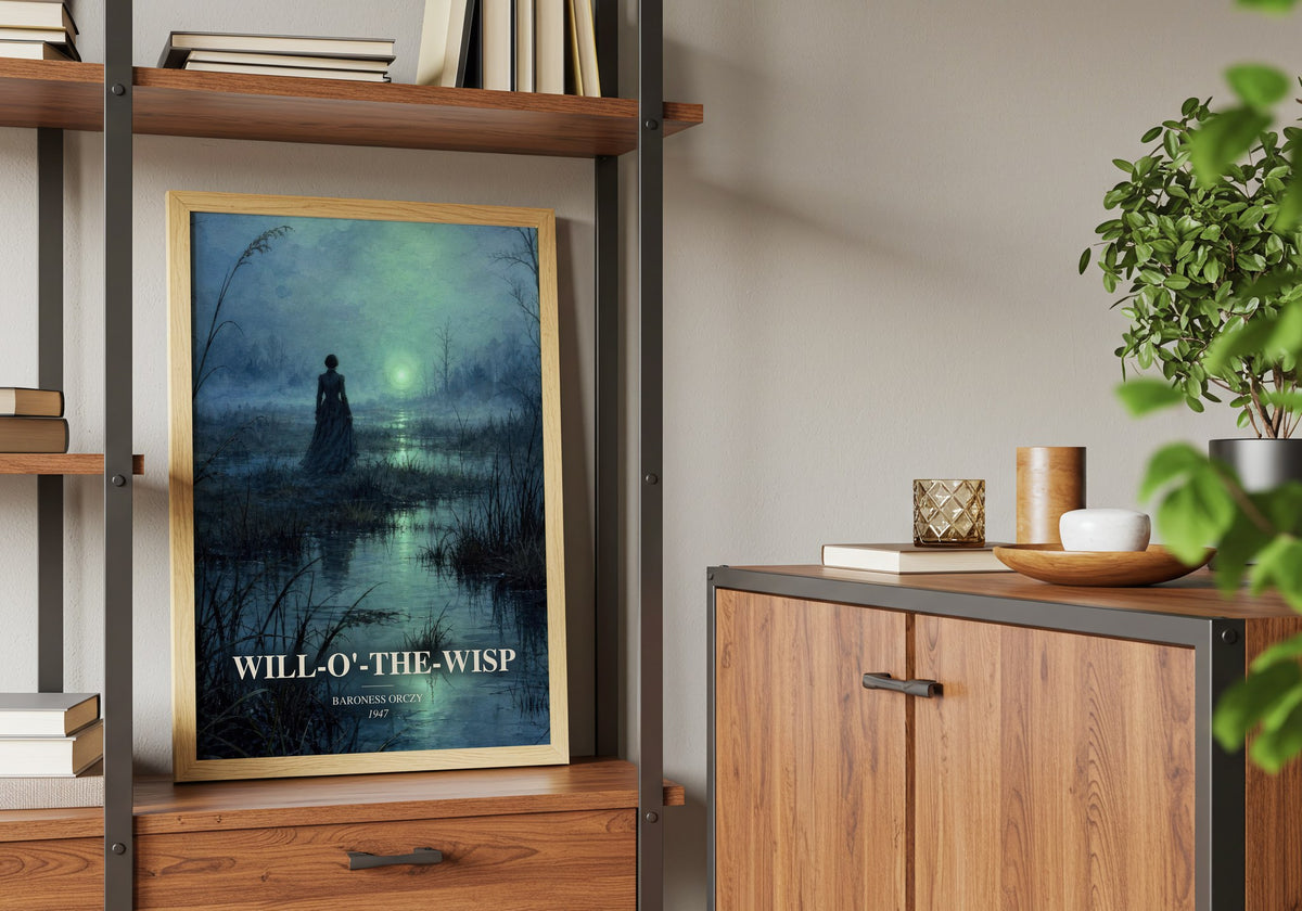 Will-O'-The-Wisp book watercolour illustration paper finish options – matte satin gloss