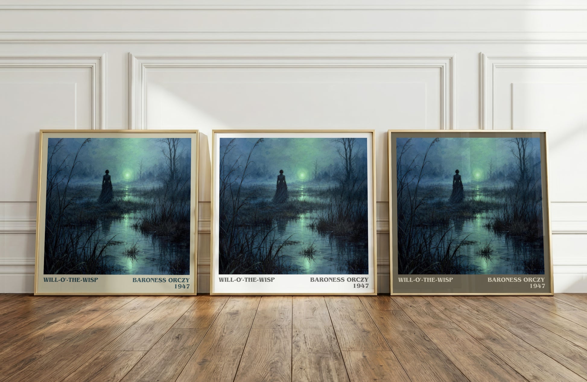 Will-O'-The-Wisp literary art print colour and style options – Baroness Orczy book art