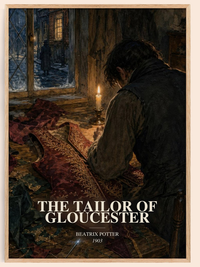 Tailor Of Gloucester Book Watercolour Illustration by Beatrix Potter