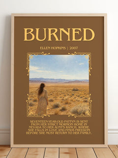 Burned Minimalist Book Poster by Ellen Hopkins – image 2