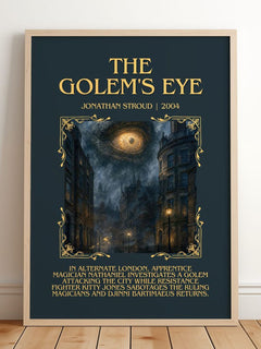The Golem's Eye Minimalist Book Poster by Jonathan Stroud – image 2