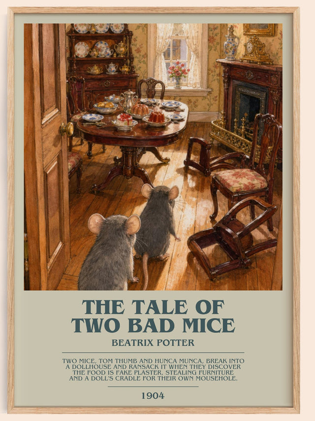 The Tale Of Two Bad Mice Bookish Wall Art by Beatrix Potter