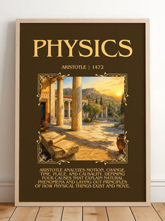Physics Minimalist Book Poster by Aristotle – image 2