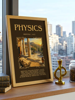 Physics Minimalist Book Poster by Aristotle – image 3