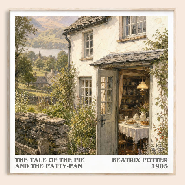 Tale Of The Pie And The Patty-Pan Literary Art Print by Beatrix Potter