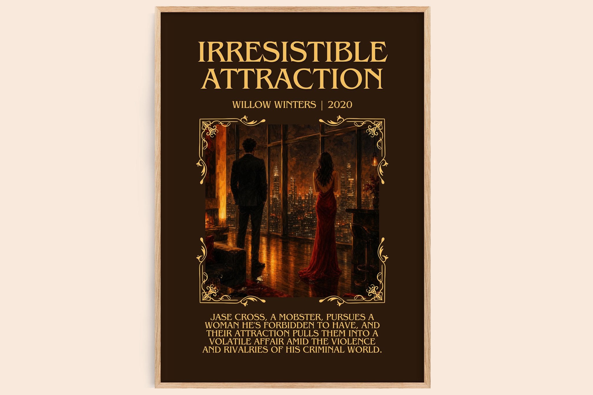 Irresistible Attraction Minimalist Book Poster by Willow Winters