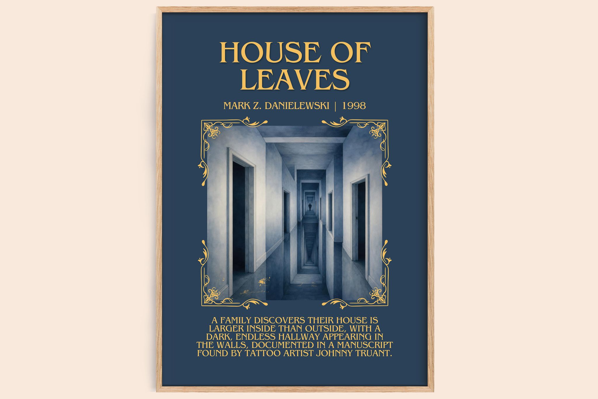 House of Leaves Minimalist Book Poster by Mark Z. Danielewski