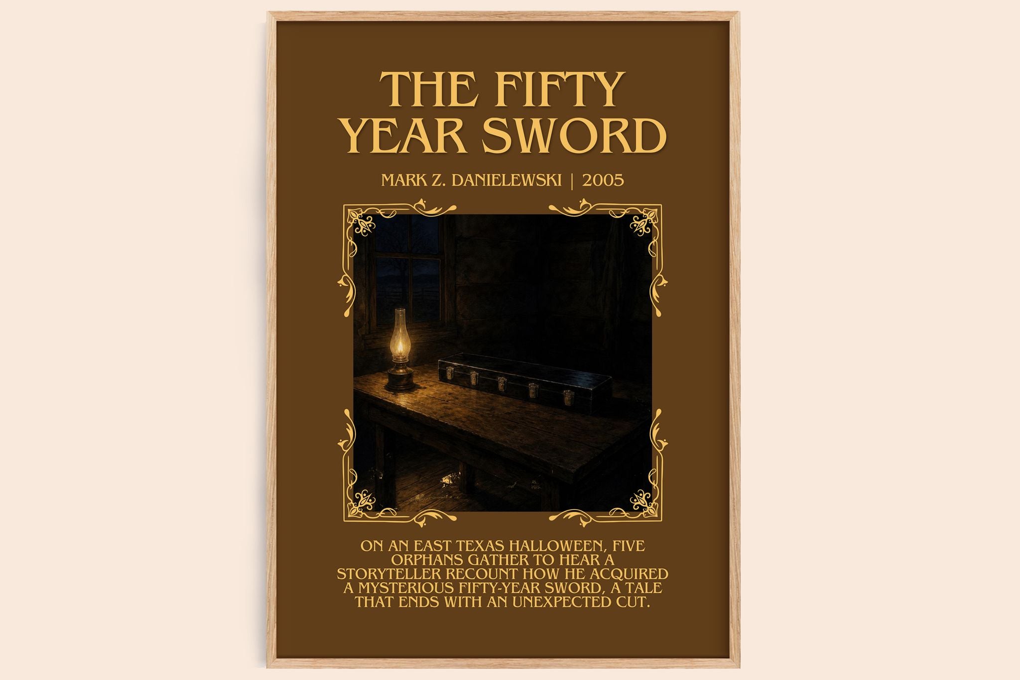 The fifty year sword Minimalist Book Poster by Mark Z. Danielewski