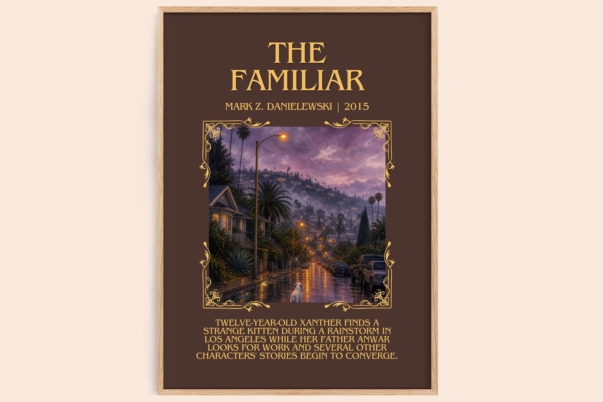 The familiar Minimalist Book Poster by Mark Z. Danielewski