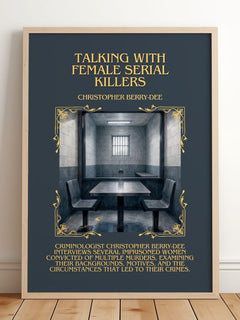 Talking With Female Serial Killers Minimalist Book Poster – C. – image 2