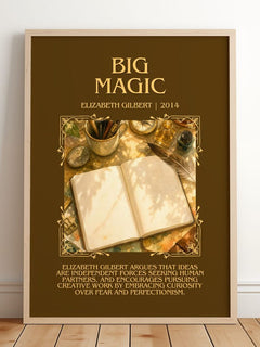 Big Magic Minimalist Book Poster by Elizabeth Gilbert – image 2