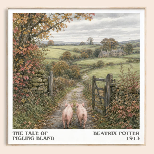 The Tale Of Pigling Bland Literary Art Print by Beatrix Potter