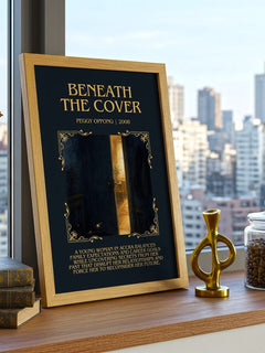 Beneath the cover Minimalist Book Poster by Peggy Oppong – image 3